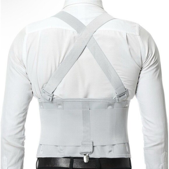 NeoTech Care XL Back Brace with Removable Pants Clips & Detachable Suspenders - Picture 9 of 12